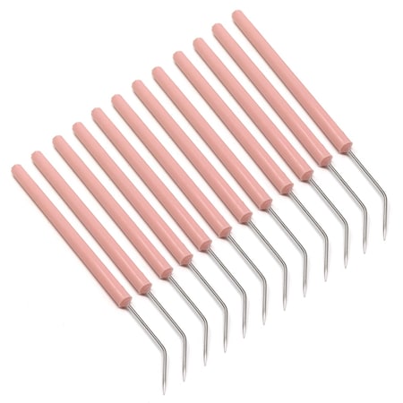 A2Z Scilab Plastic Handle Dissecting Dissection Teasing Needle Angled, PK12 A2Z-ZR648